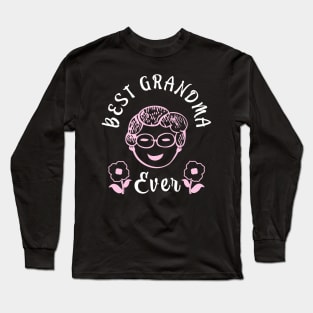 Best Grandma Ever funny Granny Family Long Sleeve T-Shirt